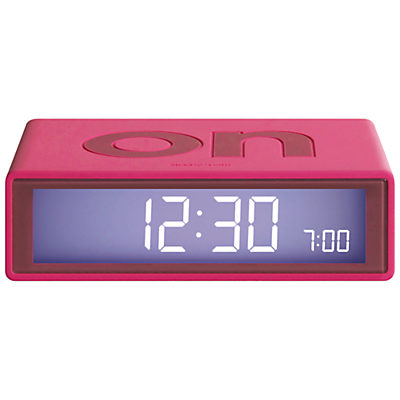 Lexon Flip Alarm Clock Pink Lexon Flip Alarm Clock Pink
